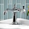 Kingston Brass Single-Handle Bathroom Faucet with Push Pop-Up, Polished Chrome KSD3541NX - alternate 2